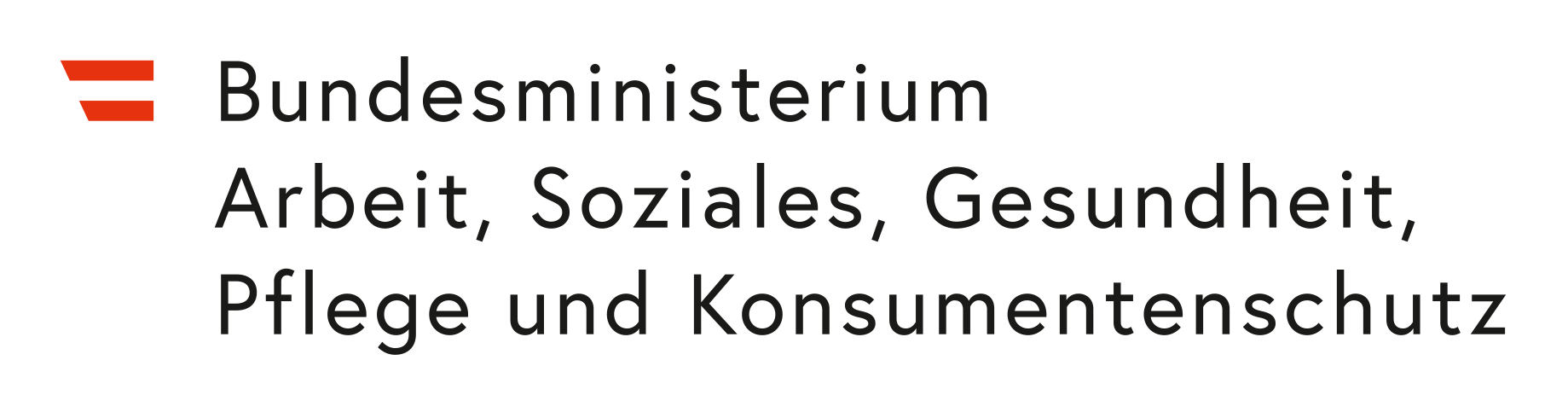 Logo Bundesminisiterium für Soziales, Gesundheit, Pflege und Konsumentenschutz